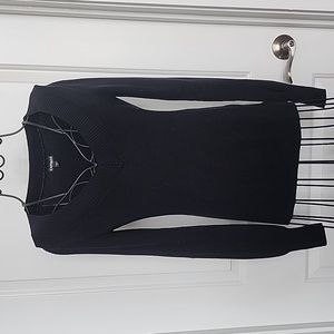 Express, black v-neck sweater. Size small.